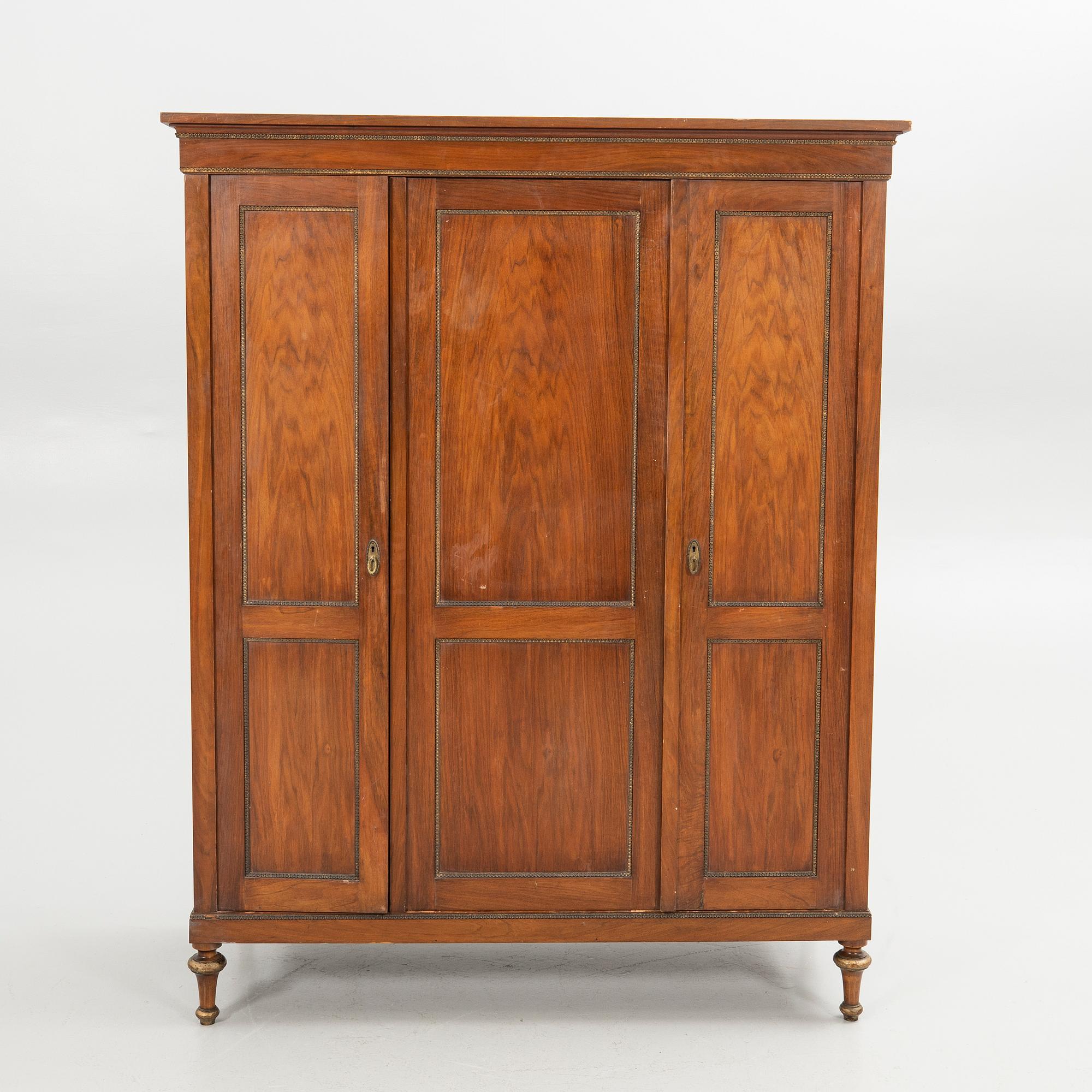 Wardrobe, Louis XVI style, early 20th century.