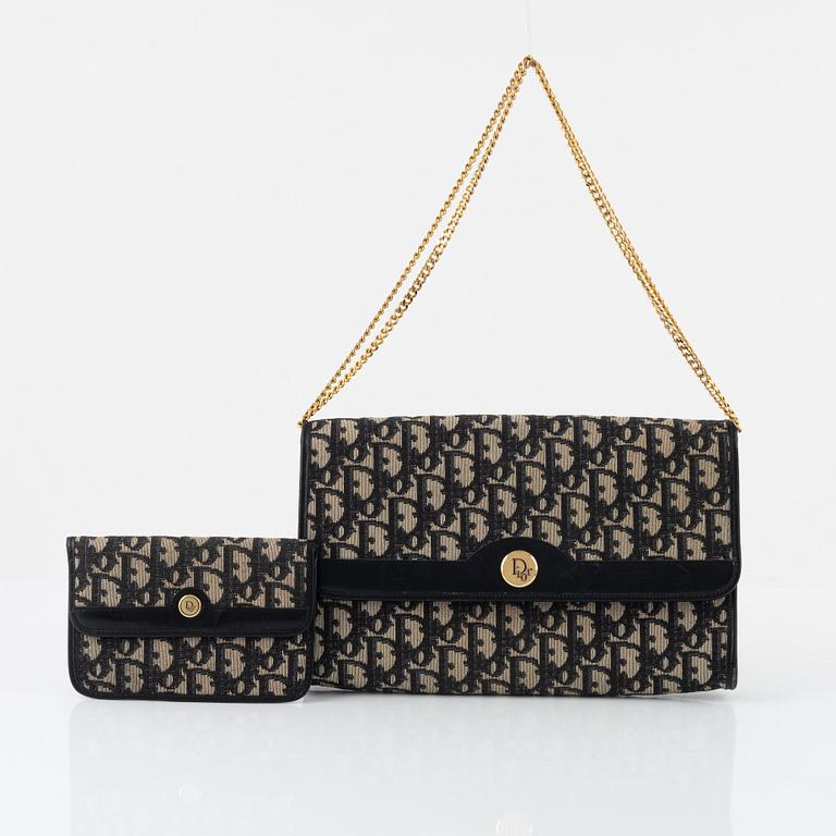 Christian Dior, väska samt plånbok.