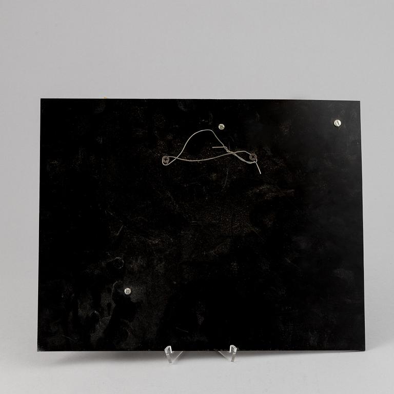 Jan Naliwajko, väggskulptur, plexiglas, signerad och daterad 1984.
