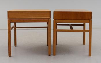 SÄNGBORD, 1 par, "Casino", Sven Engström och Gunnar Myrstrand för Tingströms, 1900-talets andra hälft.