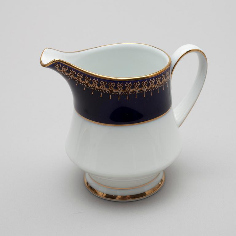 KAFFESERVIS, för 14, porslin, "Romanov" Golden Collection. 1900-talets slut.