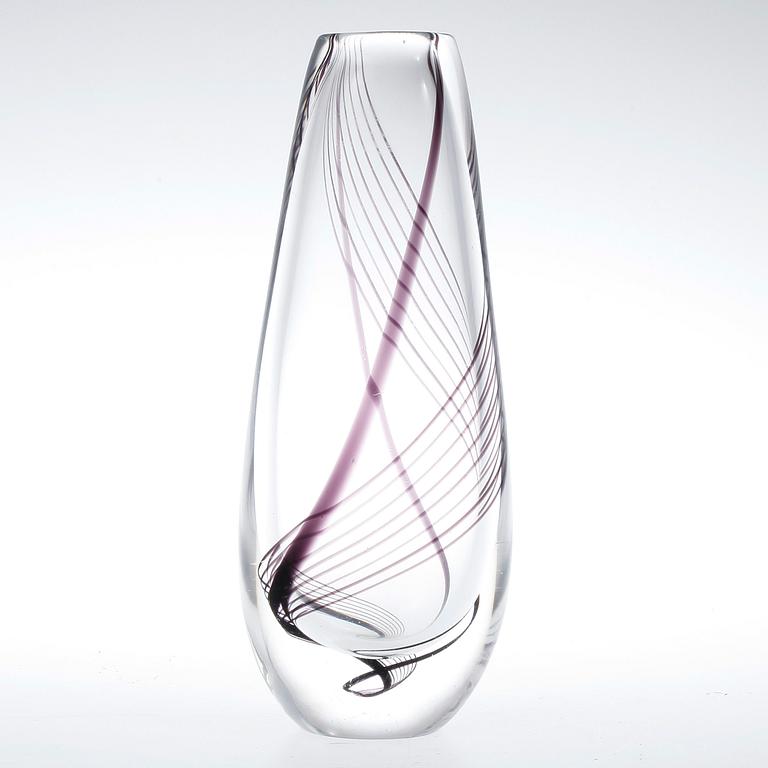 VAS, glas, Vicke Lindstrand, Kosta, 1950/60-tal.