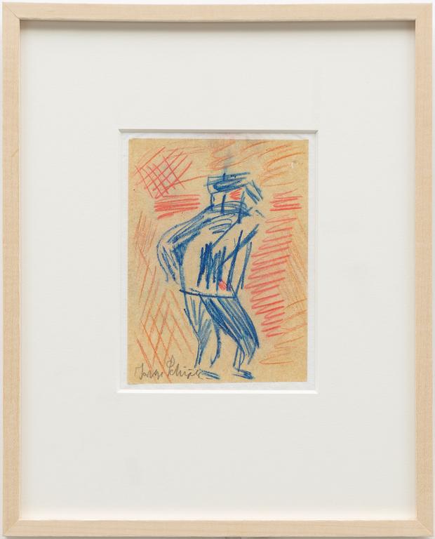 Inge Schiöler, Blue figure.