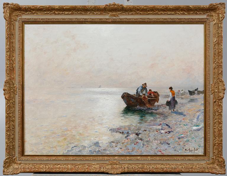 WILHELM VON GEGERFELT, olja på duk, signerad.