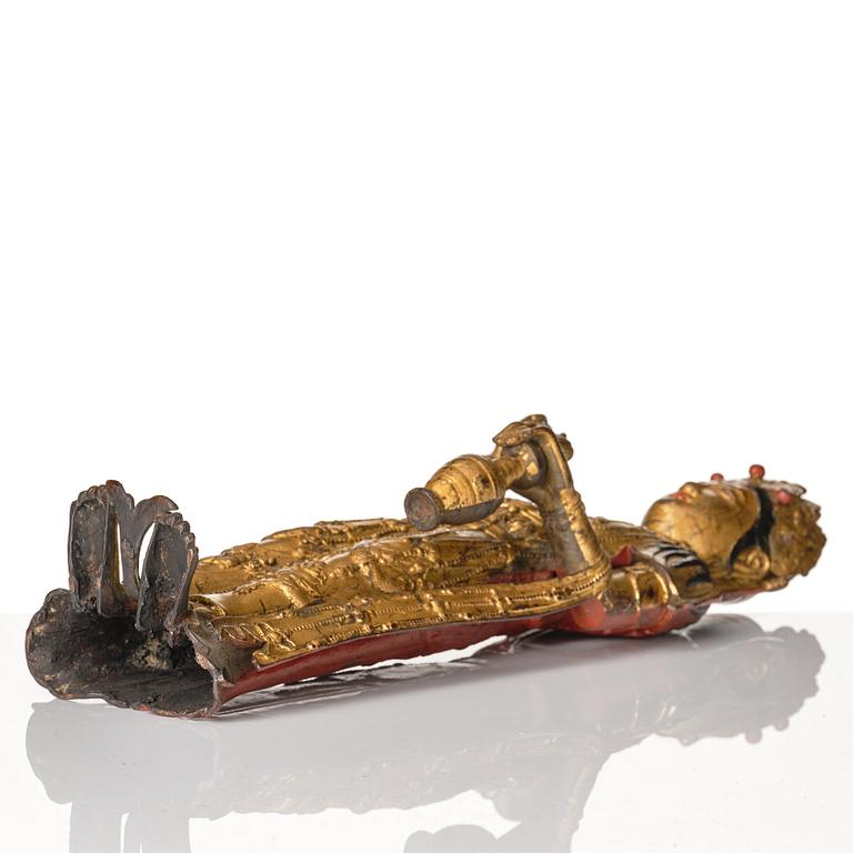 Stående Avalokiteshvara, brons. Möjligen Korea.