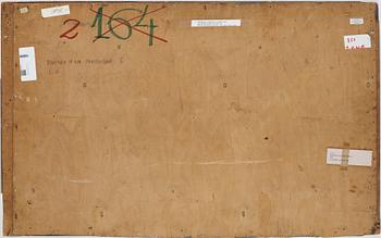 PETER WEISS, diptych, oil on panel,  signed Weiss and dated -35.