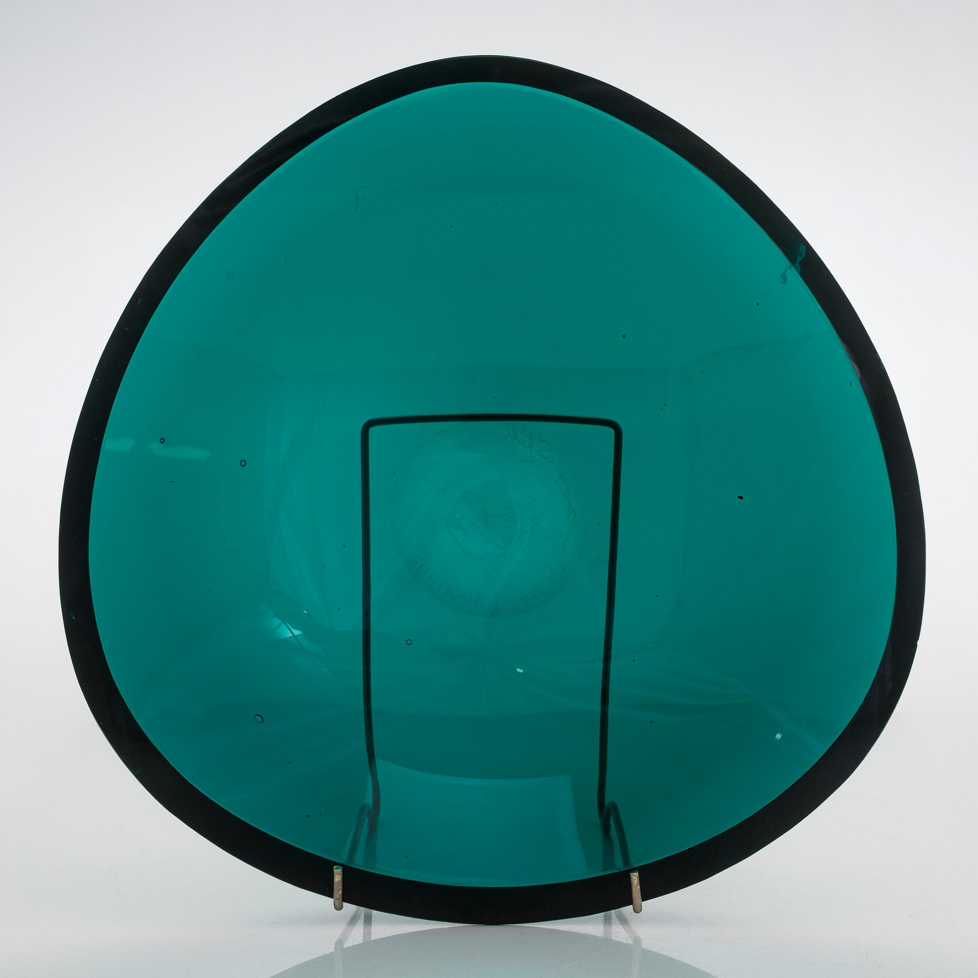 Nanny Still, art glass, signed Riihimäen Lasi OY Nanny Still.