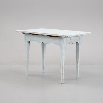 A painted table, 19th Century.