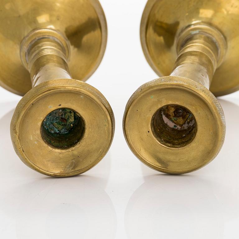 Two similar candelabras from turn of the century 1900.