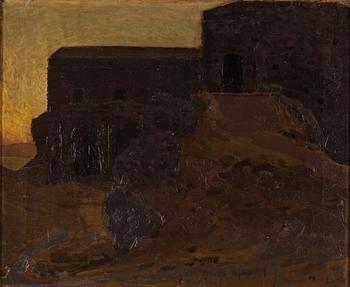 PELLE SWEDLUND, oil on canvas, signed.