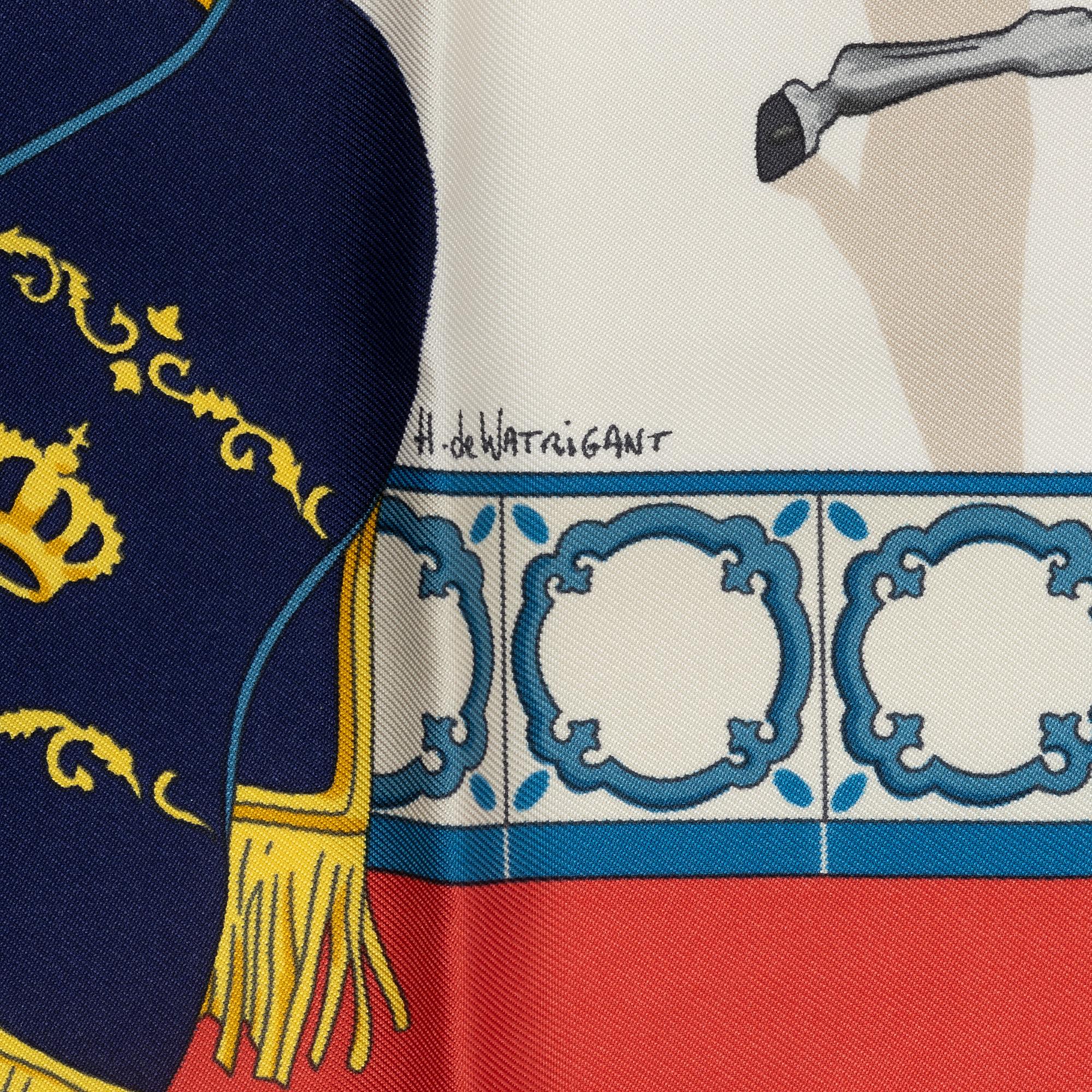 Hermès, scarf, "Real Escuela Andaluza Del Arte Ecuestre".