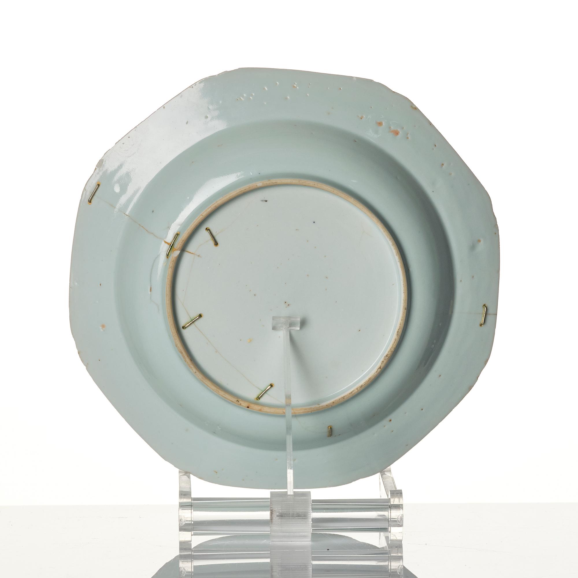 Eleven pieces of porcelain, China, Qing dynasty, Qianlong (1736-95).