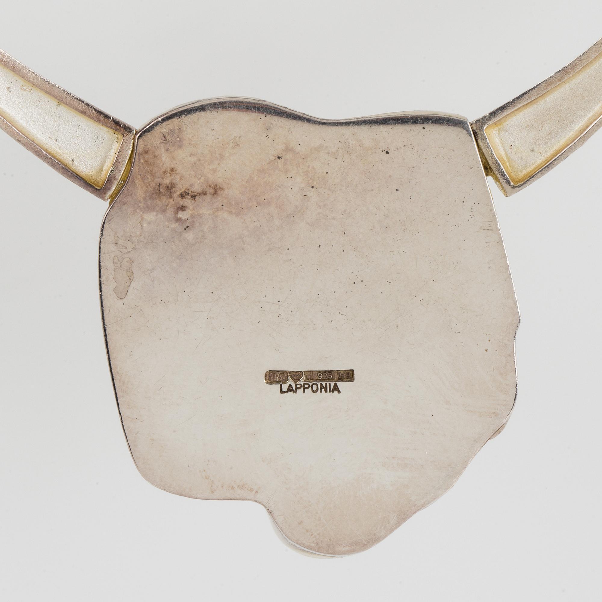 LAPPONIA, bangle and necklace.