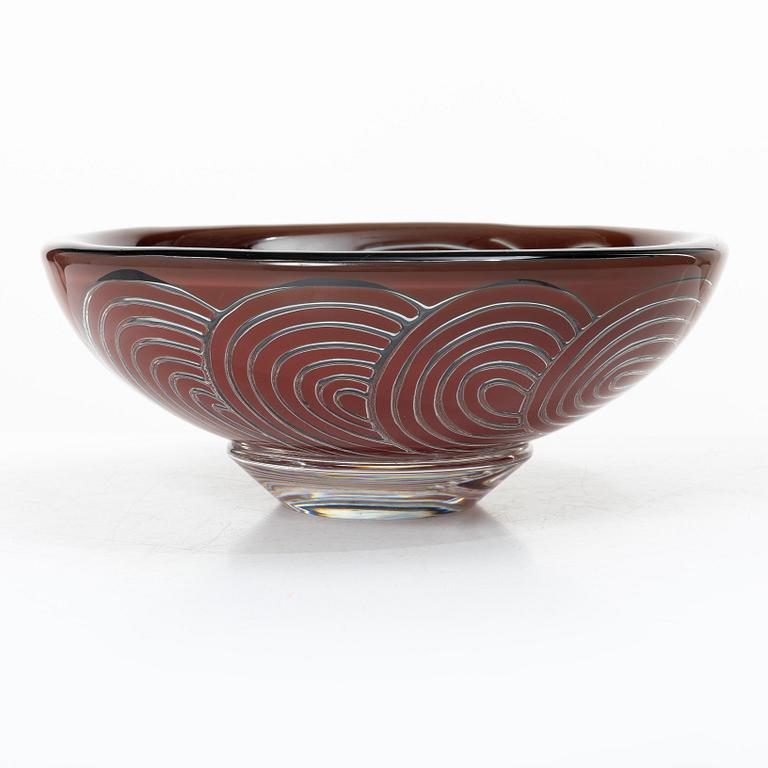 Ingeborg Lundin, Bowl, “Ariel”, Orrefors.