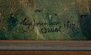 HELGE JOHANSSON, olja på duk, sign o dat Orust 1917.