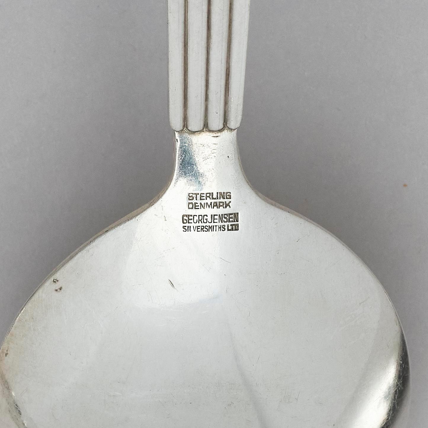 Georg Jensen, a set of 91 pcs of 'Bernadotte' sterling and stainless steel flatware, Copenhagen after 1945.