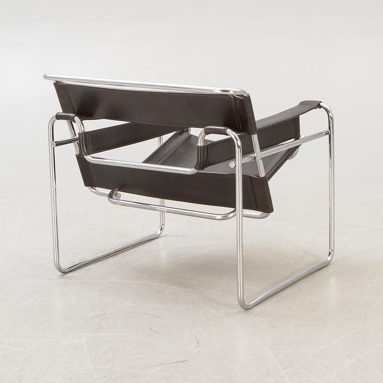 Marcel Breuer, fåtölj "Wassily" Gavina, 1900-talets senare del.