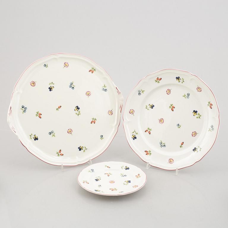 Service parts, 72 pieces, porcelain, "Petite fleur", Villeroy & Boch, 20th/21st century.