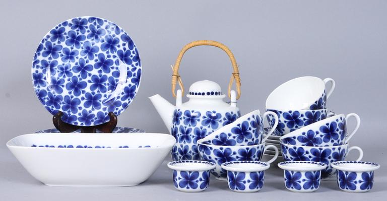 TESERVIS, 18 delar, porslin, "Mon Amie", Marianne Westman, Rörstrand.