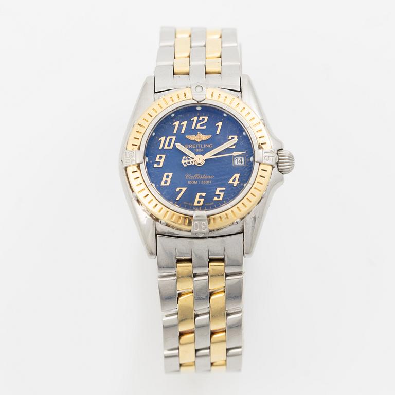 Breitling, Callistino, wristwatch, 29 mm.