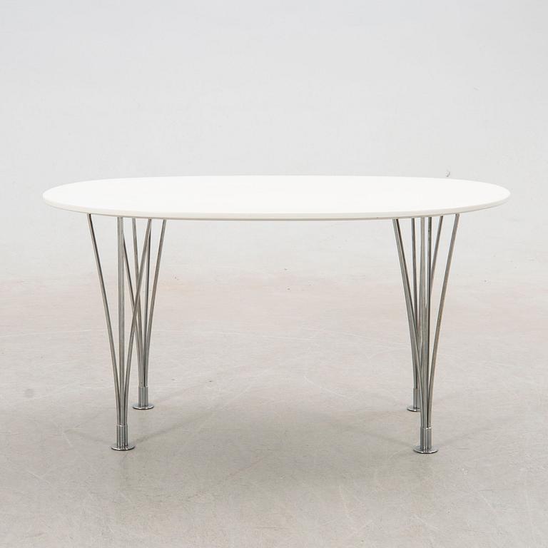Bruno Mathsson & Piet Hein, coffee table, "Superellipse".