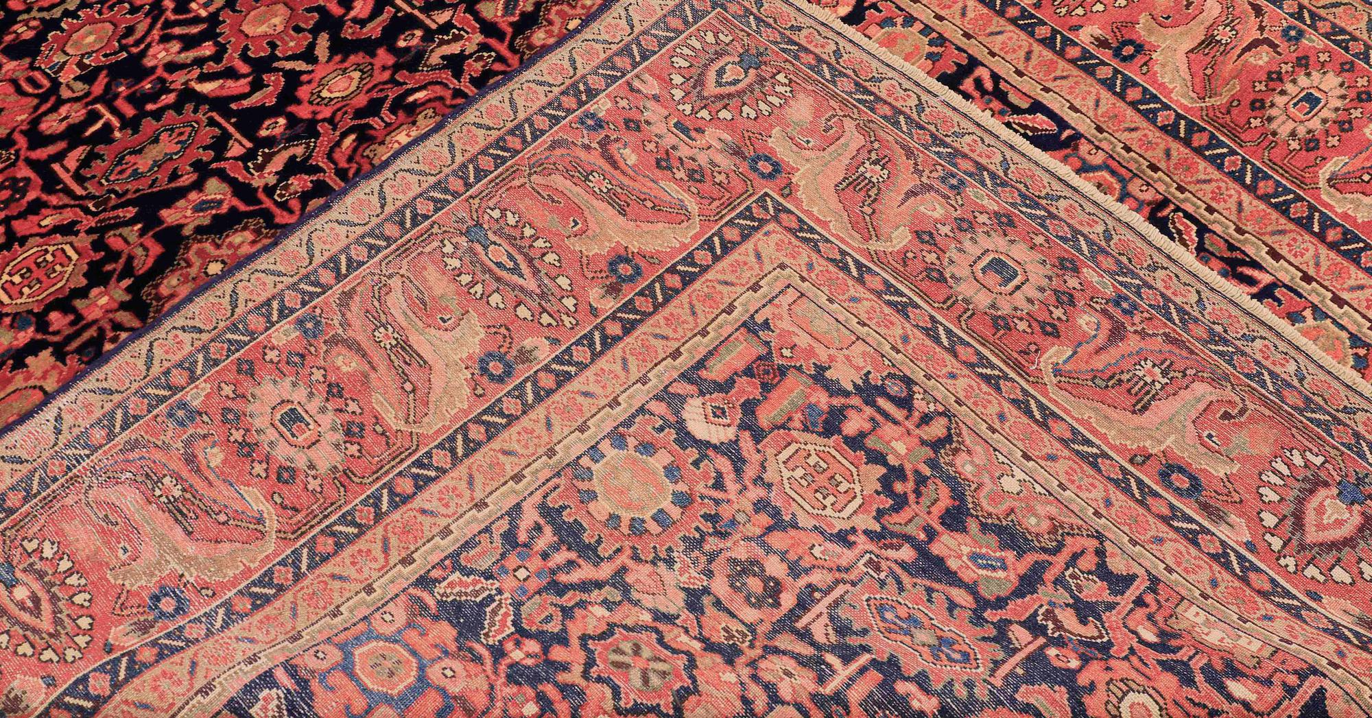 A carpet, Nanadj, ca 307 x 212 cm.