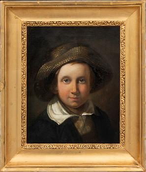Johan Christoffer Boklund, Young Boy in Hat.