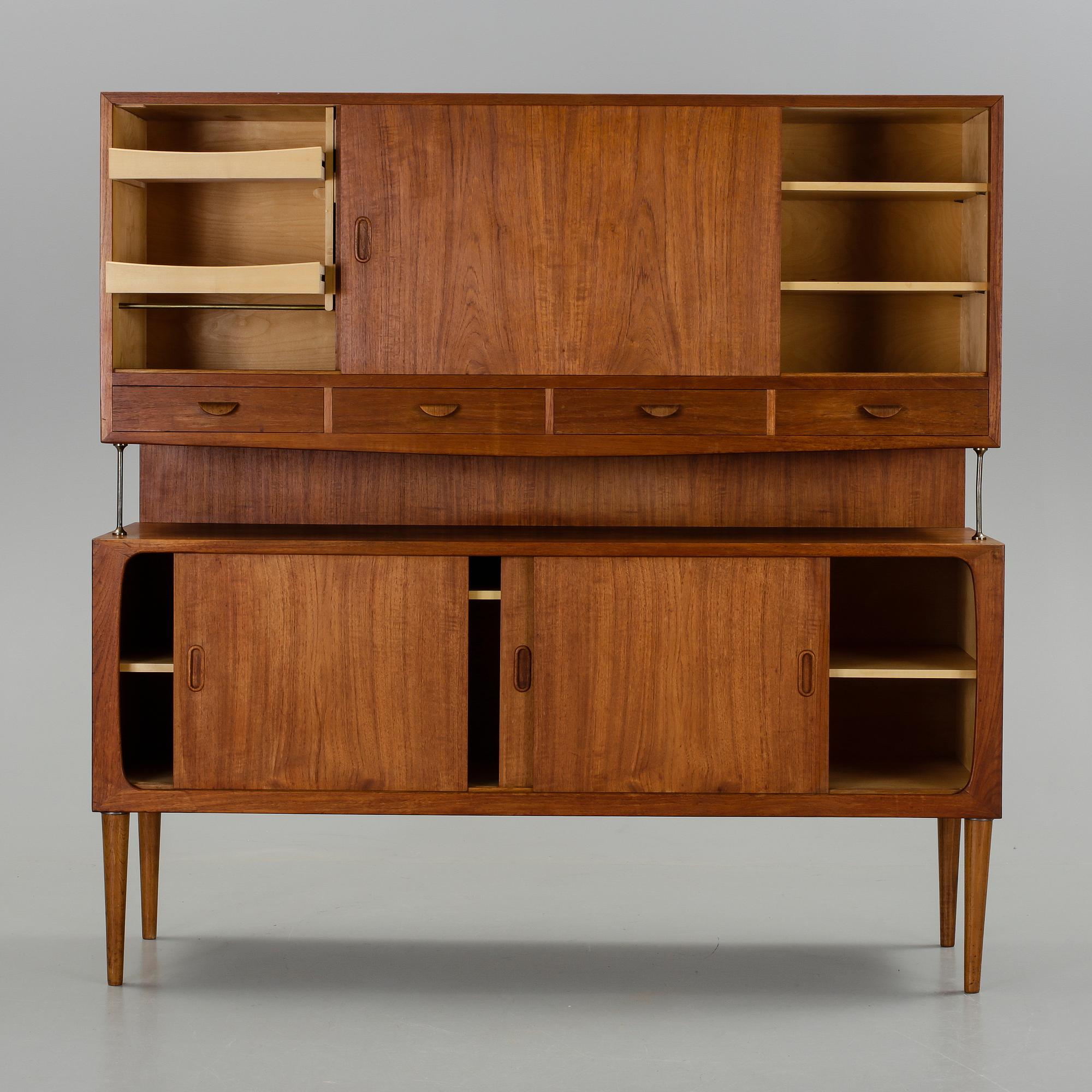 HIGHBOARD, teak, Danmark, 1950-/60-tal.