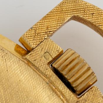 Buren, fickur, 18K guld, 42,5 mm.
