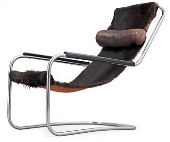 549. An easy chair by Hans & Vassili Luckhardt or Anton Lorenz, originally by Desta Stahlrohrmöbel, Berlin.