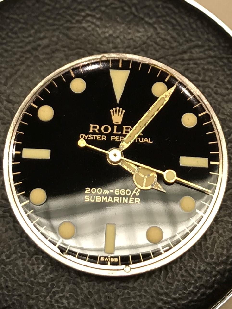 ROLEX, Submariner, "Underline, Gilt, meters first".