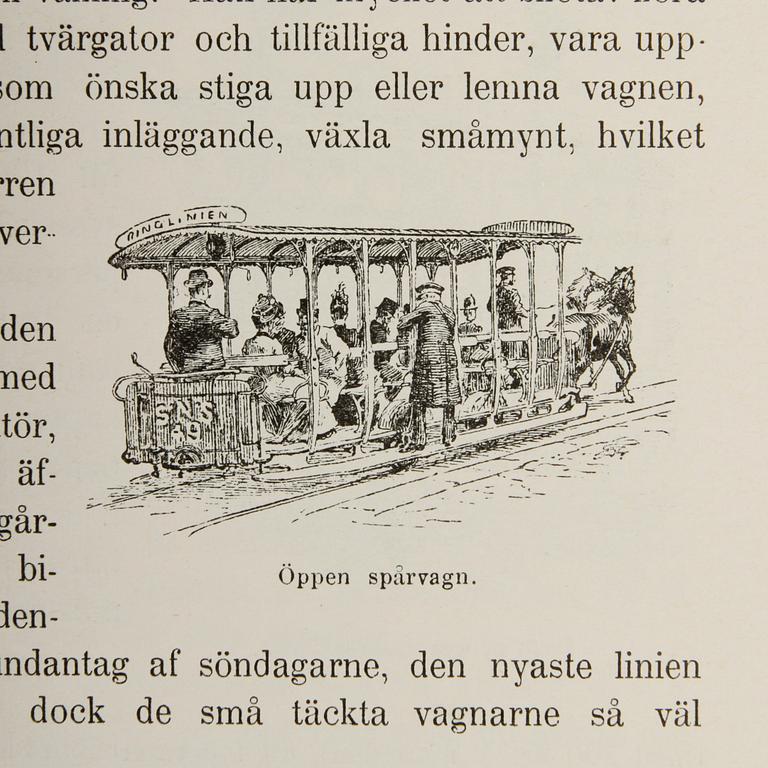 BÖCKER, 2 vol, "Gamla Stockholm" av A. Strindberg o Claes Lundin, "Nya Stockholm" av C. Lundin, Stockholm 1882 resp 1890.