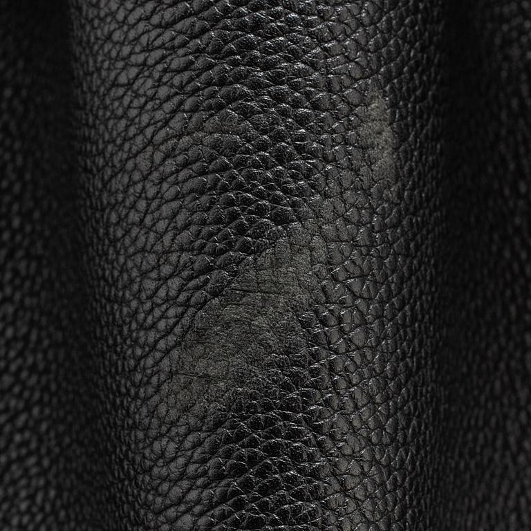 CÉLINE, a black calf leather 'Cabas Phantom' tote bag.