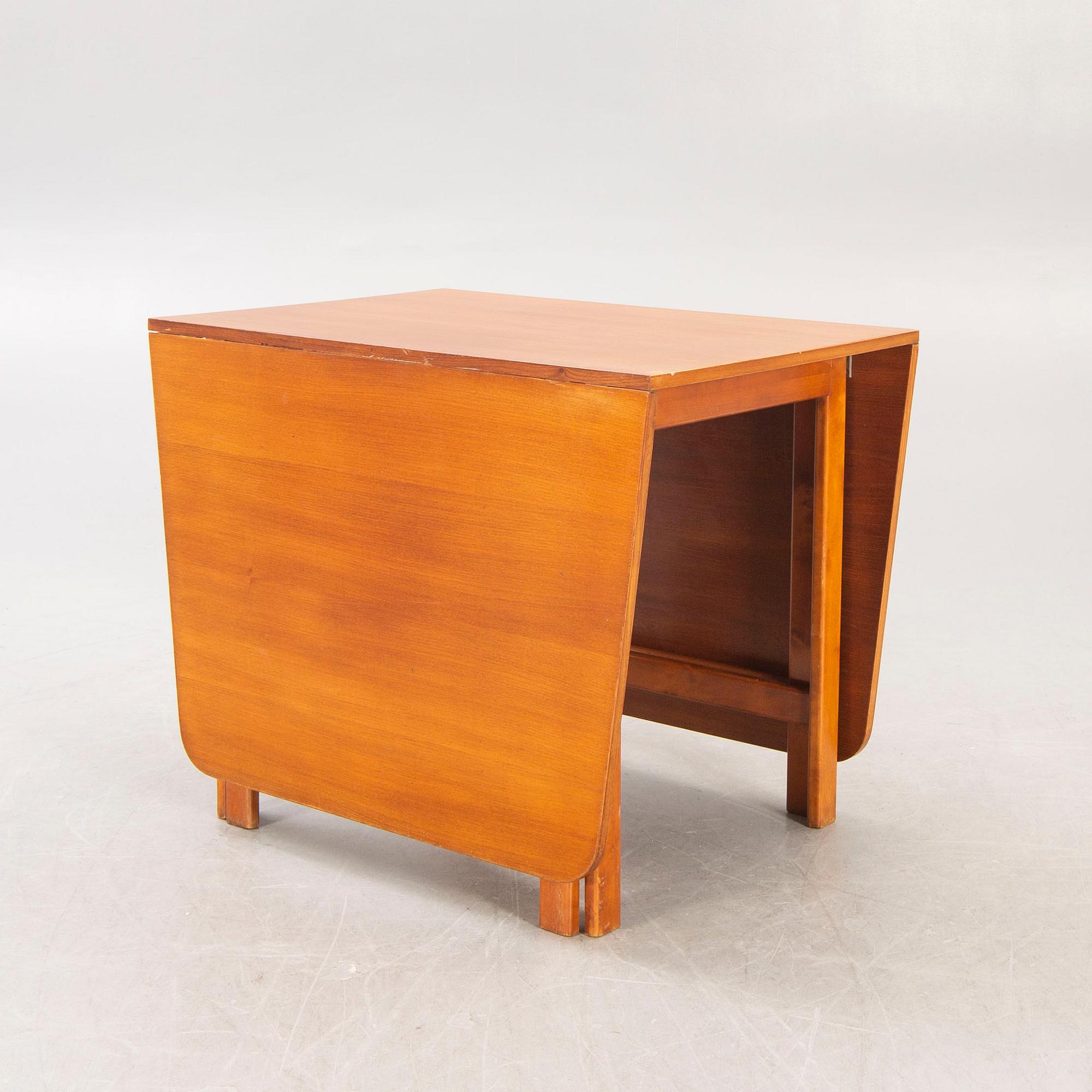 A 1960s teak folding table from Nordiska Kompaniet (NK).