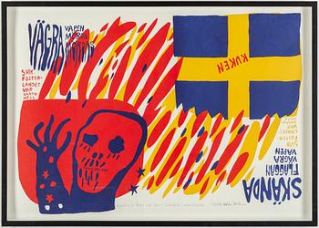 CARL JOHAN DE GEER, silkscreen in colours, signed 32/190.