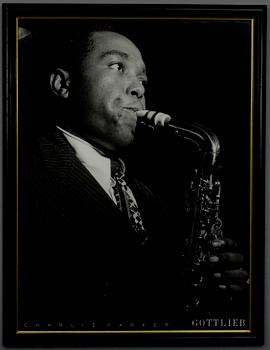 AFFISCHER, 3 st, Adolf Gottlieb, jazzaiheisia, 1900-luvun loppupuoli.