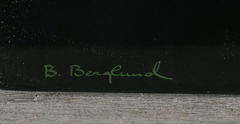 BENGT BERGLUND, emalj på plåt, Gustavsberg, signerad och numrerad 64/200.