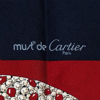 Cartier, scarf.
