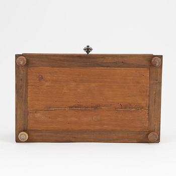 A wooden baroque and baroque style box, 17th-19th century.