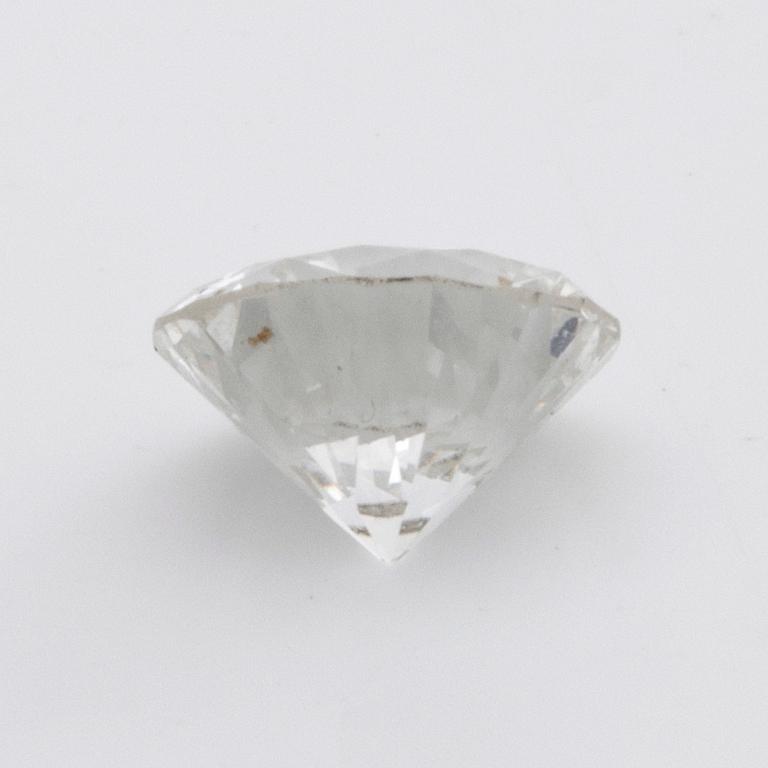 BRILJANT, lös sten, ca 0,65 ct, ca G-H SI.