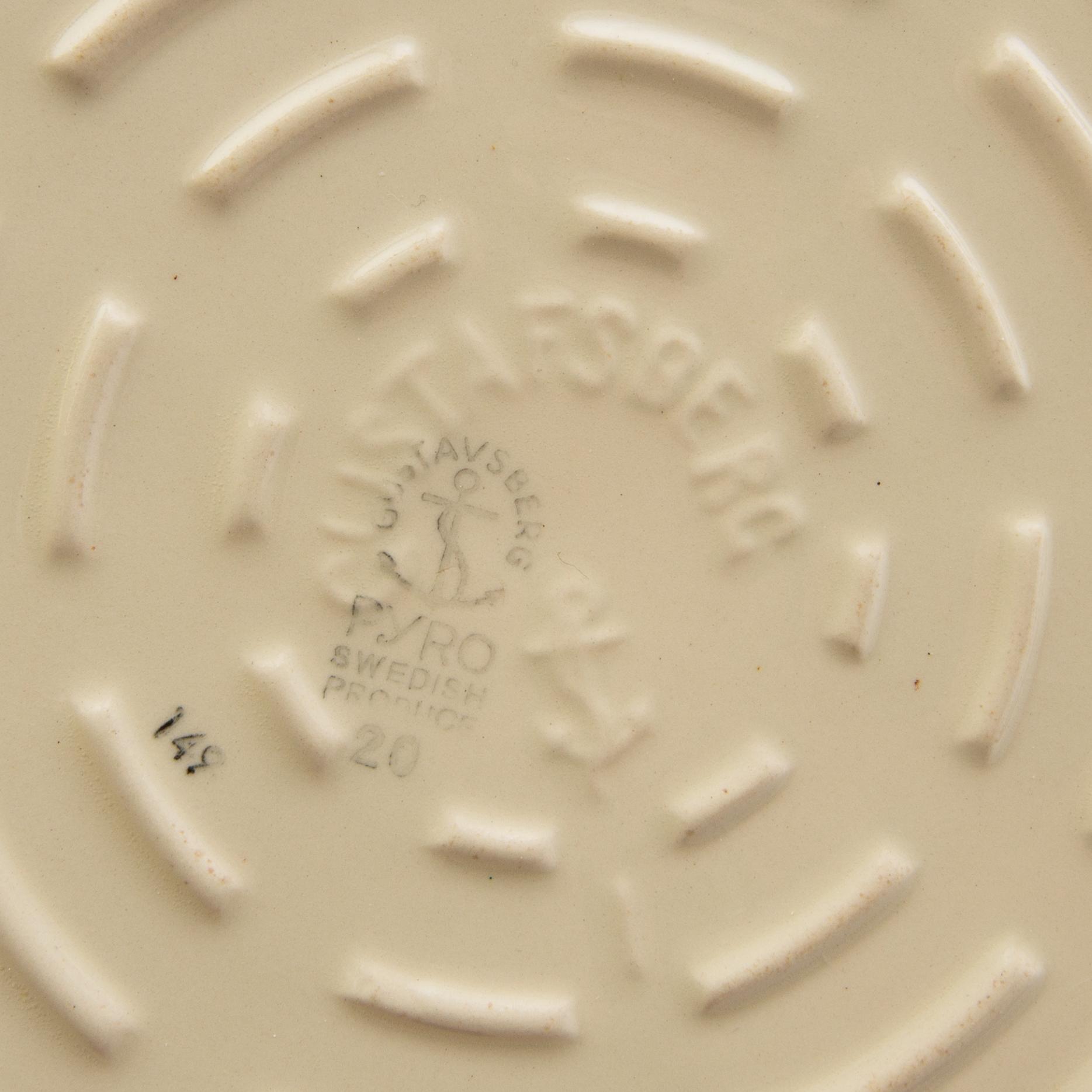 Wilhelm Kåge, designs 12 pieces "Pyro" Gustavsberg mid-20th century.