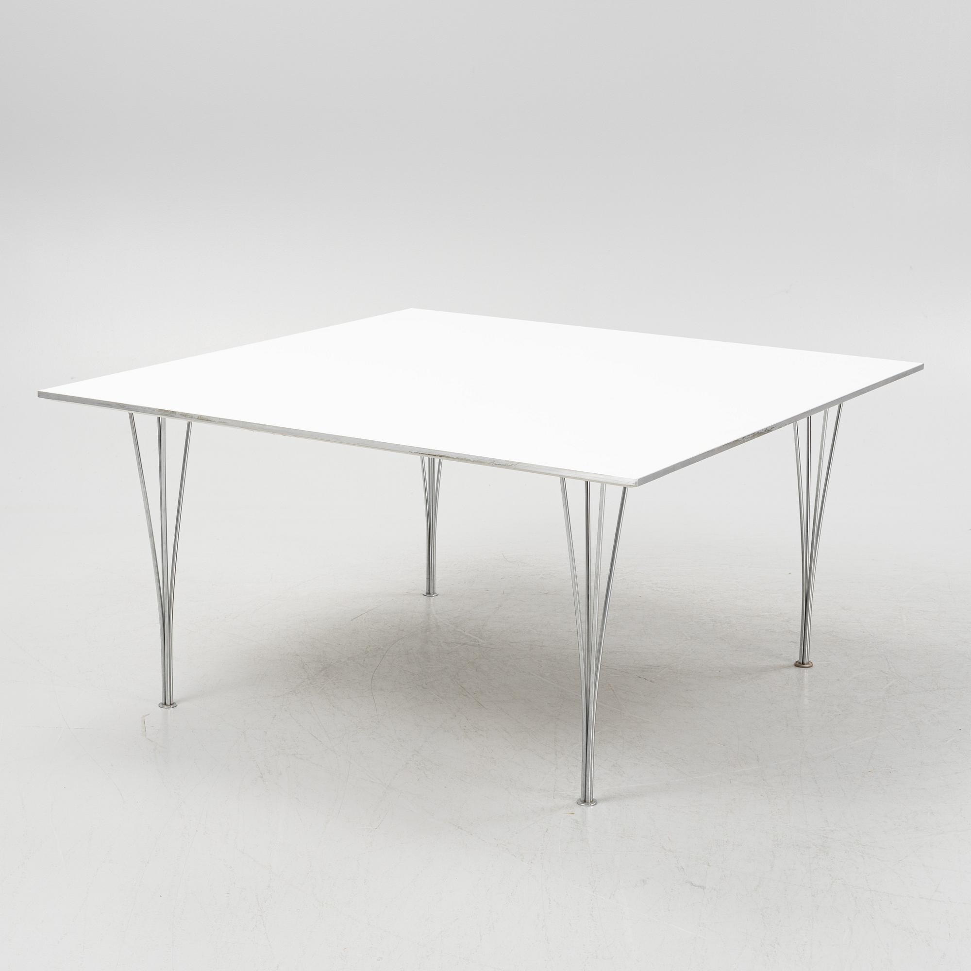 Bruno Mathsson & Piet Hein, dining table, for Fritz Hansen, dated 1994.