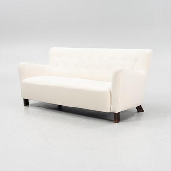 Fritz Hansen, a model 1669 sofa, Denmark, 1940's/50's.