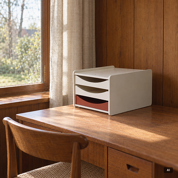 Børge Mogensen, An 'A4/3' cassette/organizer, AB Karl Andersson & Söner, second half of the 20th century.