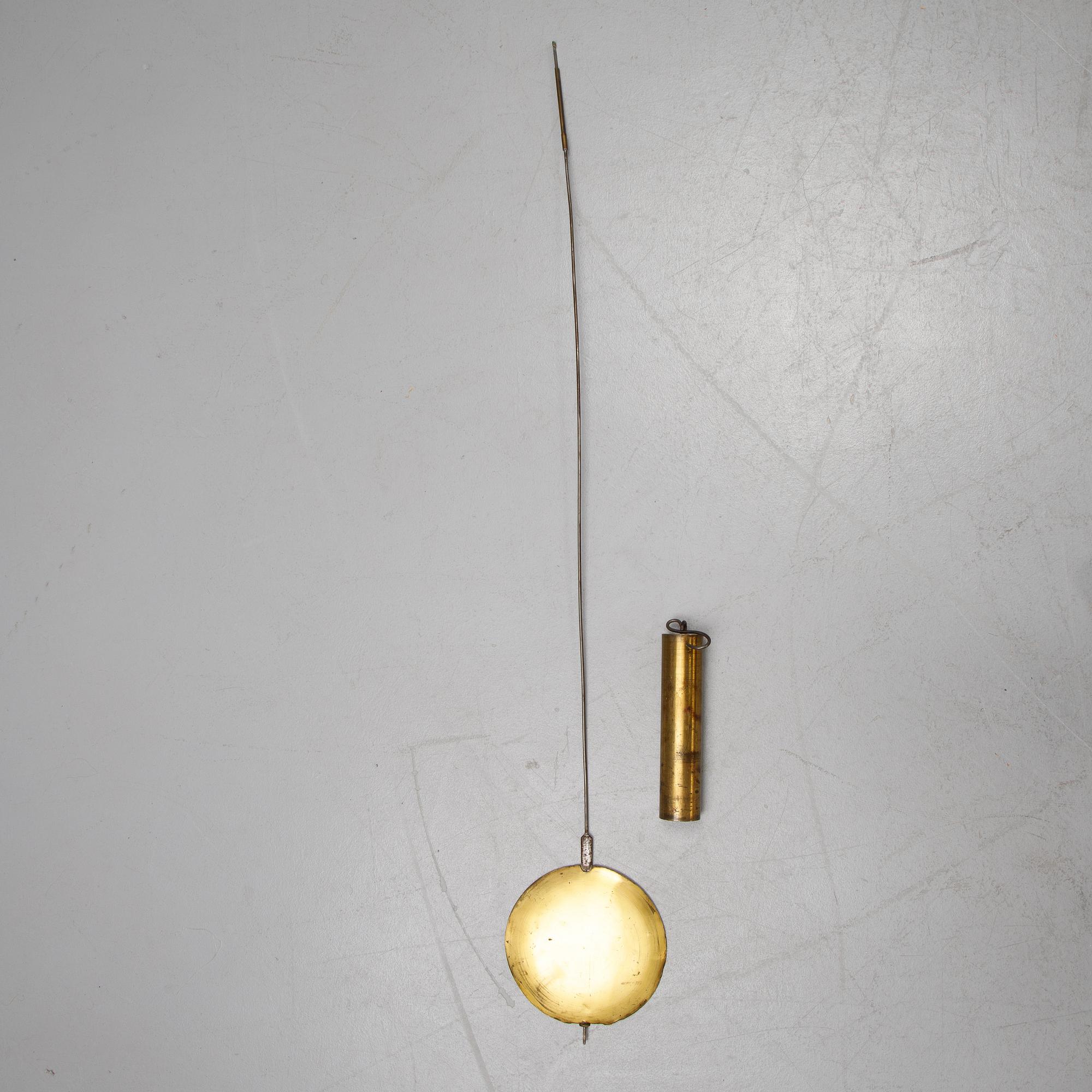 A Swedish painted Rococo longcase clock mid 1700's.