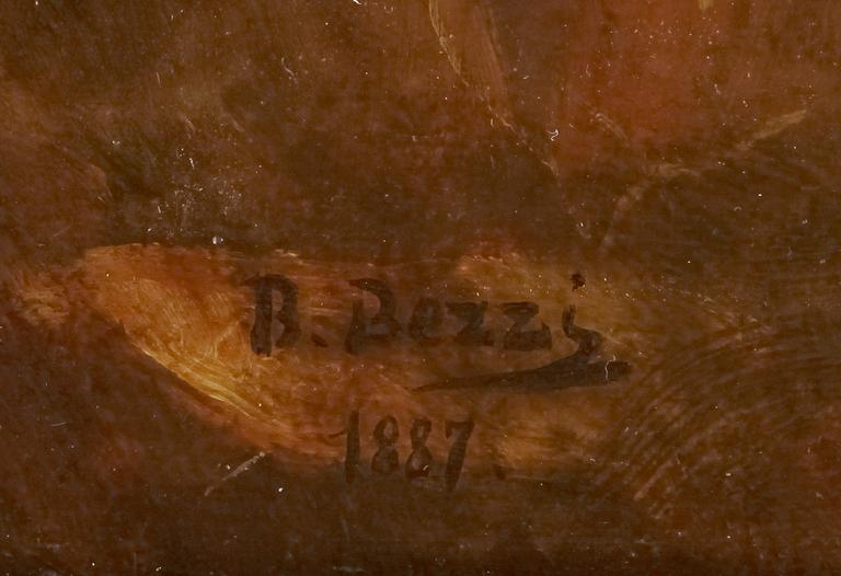 BARTOLOMEO BEZZI (ITALIEN), olja på duk, signerad och daterad 1887.