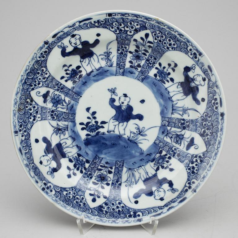 TALLRIK, porslin, Kina, KangXi (1662-1722), Qing Dynastin.