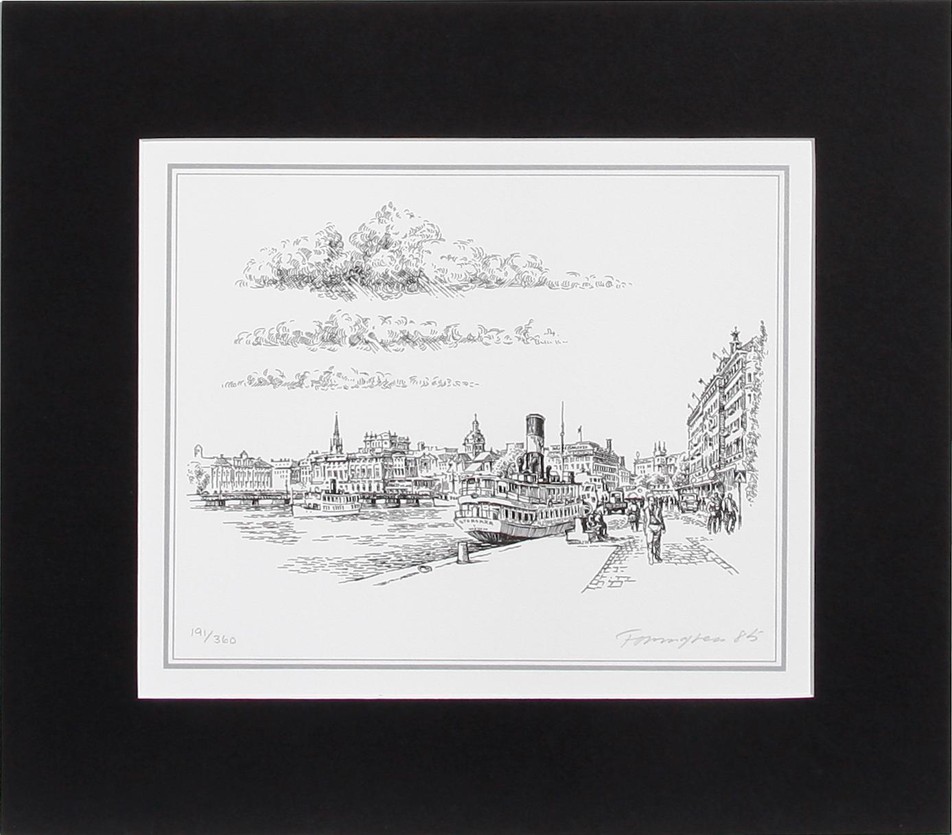 LEIF FORMGREN, litografier, 2 st, sign, dat 85 o numr 191/360 resp 61/360.