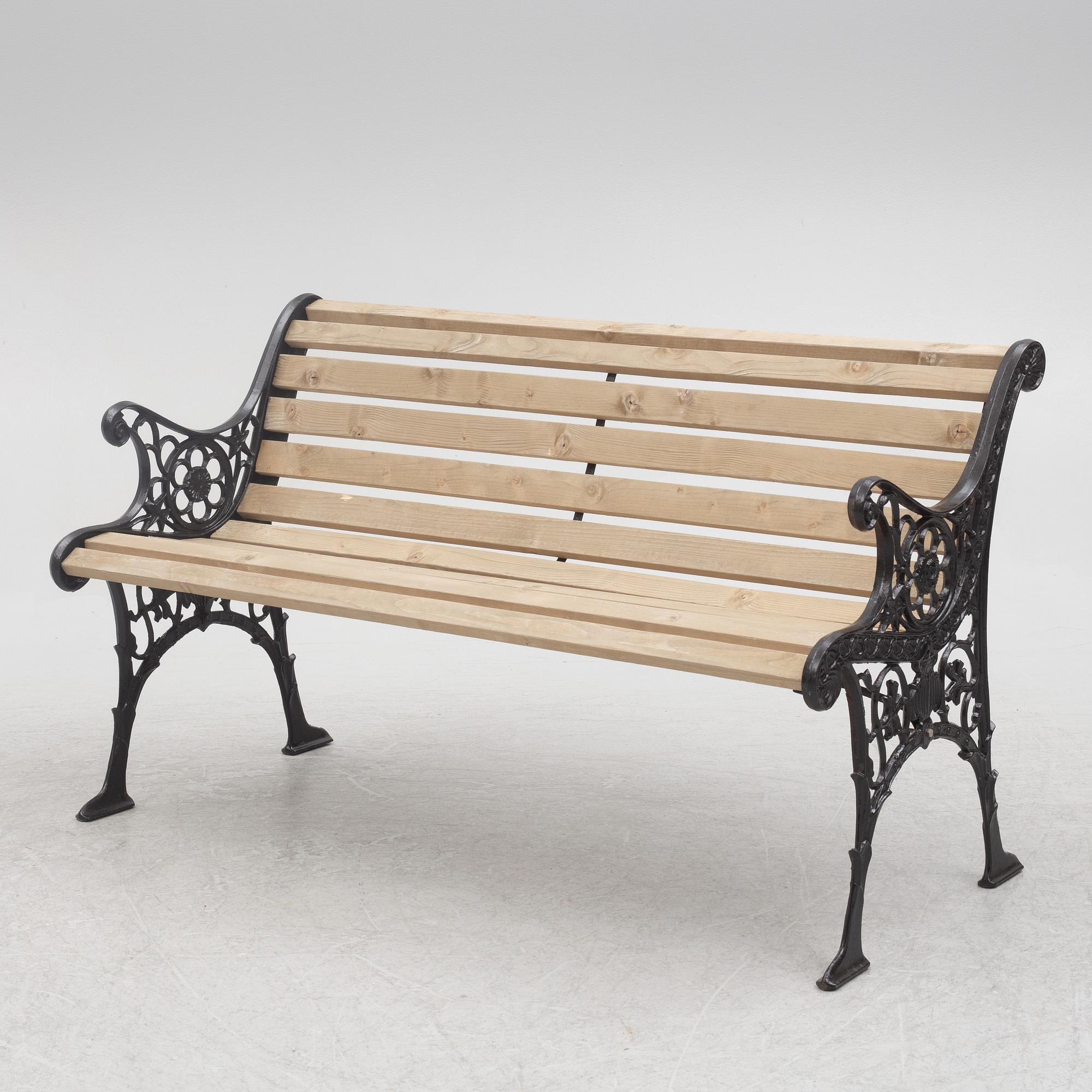 A garden sofa, 20th century.