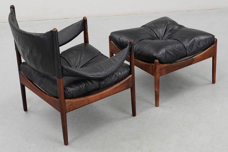 FOTÖLJ med FOTPALL, "Modus", Kristian Vedel för Søren Willadsen, Danmark, 1960/1970-tal.